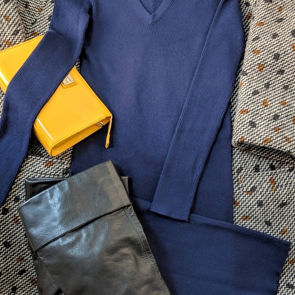 Ralph Lauren Cold-Shoulder Sweater Dress - Picture 2 of 3